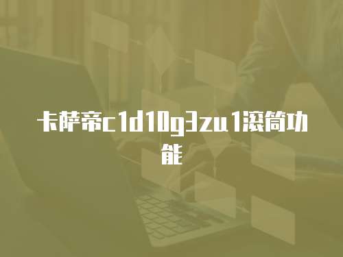 卡萨帝c1d10g3zu1滚筒功能