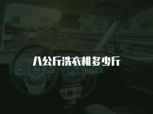 八公斤洗衣机多少斤