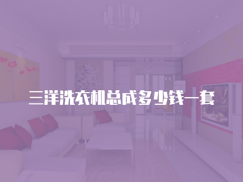 三洋洗衣机总成多少钱一套